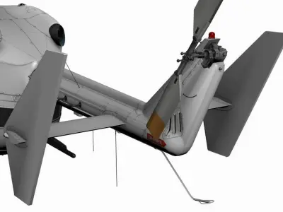 MBB-Kawasaki BK-117 3D model