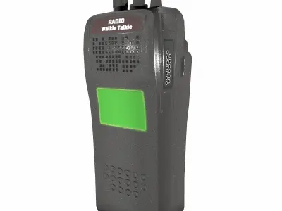 Walkie-Talkie Radio Low Poly Low-poly 3D model