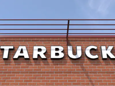Starbucks coffee shop 3D model
