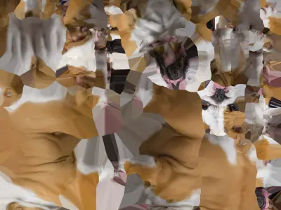 3d Rendering High Resolution Bulldog 3d Modern Trendy Model 3D model