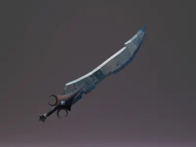 RPG Game Ready Swords Free low-poly 3D model