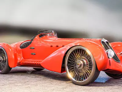 alfa romeo 8c 2900 spider 3D model