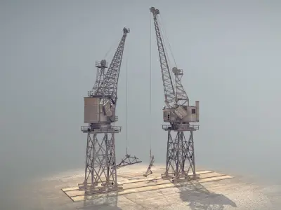 Crane STOTHERT-PITT livery ver-1 Low-poly 3D model