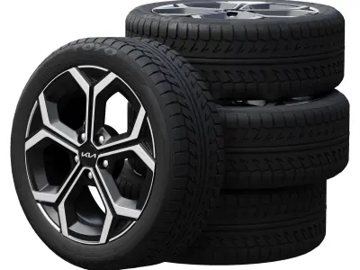 Kia wheels 3D model