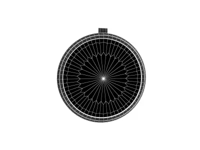 Radar v1 001 Low-poly 3D model