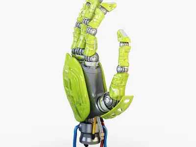Bio robotic hand v 2 3D model