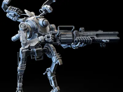 Titanfall Northstar 3dPrintable  75mm 3D print model