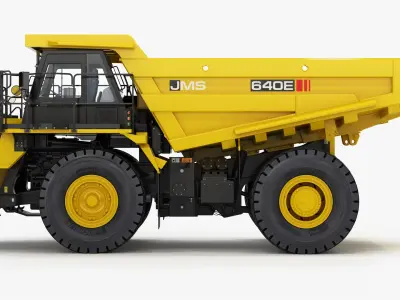 Mining Dump Truck Generic v4 3D model