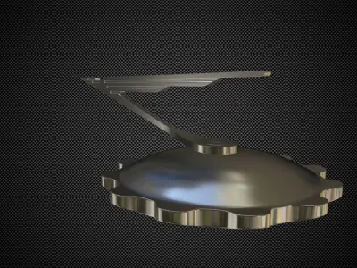 Duesenberg Hood Ornament 3D model