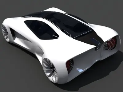 Mercedes Benz Biome Concept Car Free 3D model