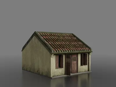 Hoi An Ancient House Pack Low-poly 3D model