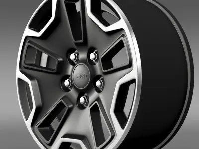 Jeep Wrangler Rubicon2 rim 3D model