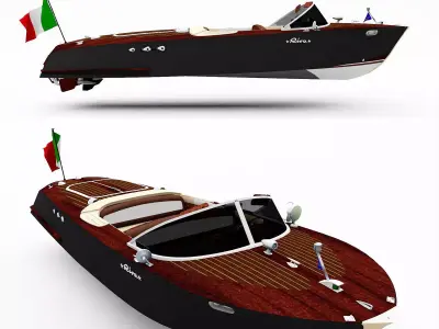 3D model Riva Boat 3D model