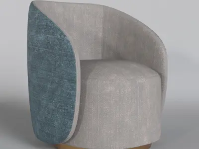 chair armchair modern chair casa chair fendi Free 3D model