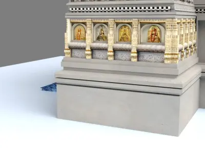 temple Free 3D model