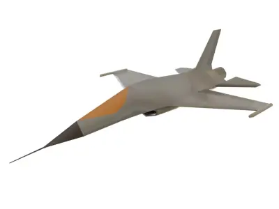 F16 Low Poly Low-poly 3D model