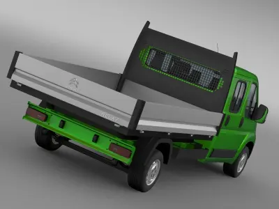 Citroen Relay Crew Cab Truck 2017 3D model