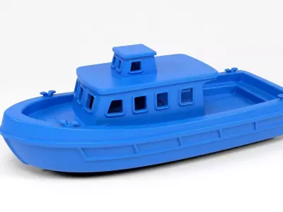 Toy passenger ship 2 3D print model