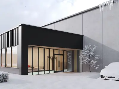 ProVis3D 044 - Commercial Building Office 3D model