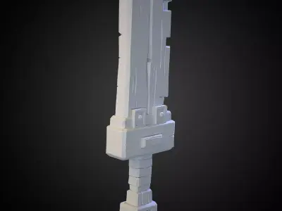 Stylized Sword 13 3D model