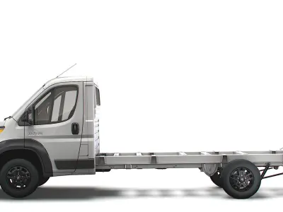 RAM Promaster Chassis Truck Single Cab 4300WB 2023 3D model