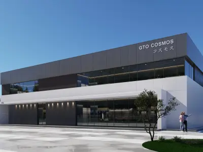 building modern office Low-poly 3D model