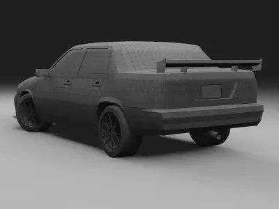 Volvo 850 BTCC 1995 Saloon Free low-poly 3D model