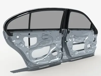 Car Door Structure 03 3D model