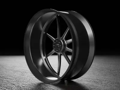 JDM Style Rim Free low-poly 3D model