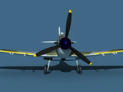 Supermarine Spitfire Mk5C V08 RAAF 3D model