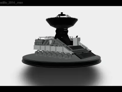 Military vehicle 3D print model