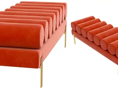 Eichholtz BENCH OXLEY Free low-poly 3D model