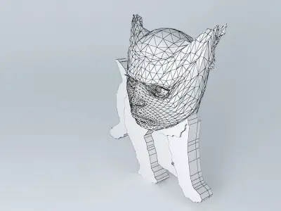 Kitten Tiddle Free 3D model