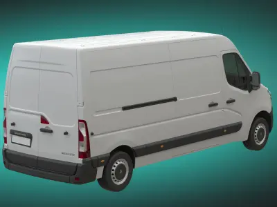 Renault Master 2015 PanelVan L3H2 3D model