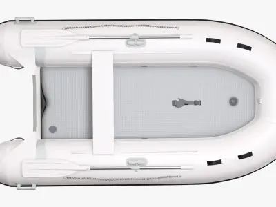 Boat inflatable 02 3D model