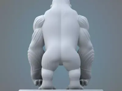 Sci-Fi Armored Gorilla PM-27 3D print model