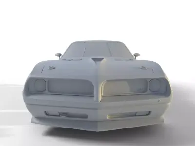 American WreckFest Car 3D model