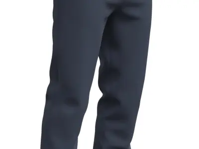 Mens Pants Basic - Marvelous Designer 3D model