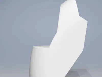 Boat Rib console for two real scale reade for constraction 3D model