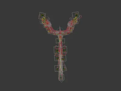 Phoenix  - anka kusu 3D model