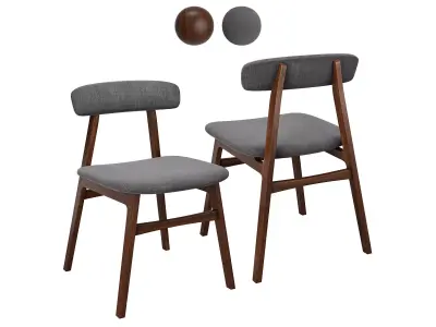 Roebling Dining Chair from West Elm Free 3D model