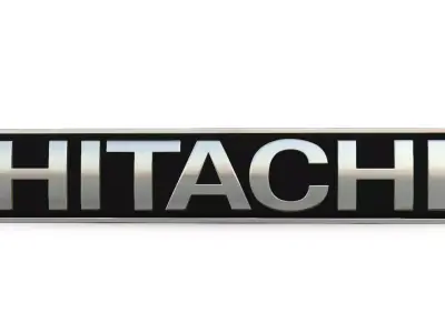 hitachi logo 3D model