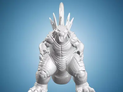 Godzilla King Kaiju 3D print model