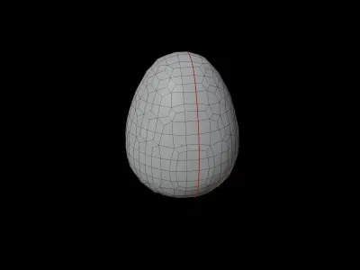 Dragon Egg Low-poly 3D model