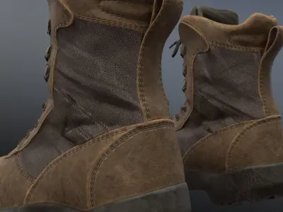 SOLDIER Boots 3D model