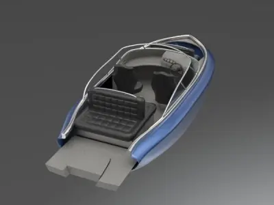 Sailing Family Boat 3D model