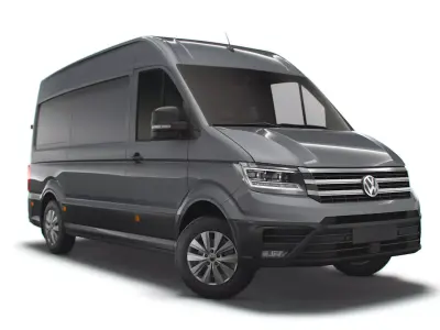Volkswagen Crafter MWB Trendline UK-spec 2020 3D model