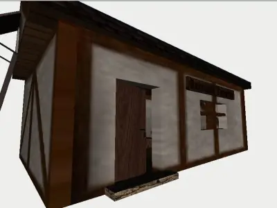 Samuels Old Medieval Tavern With Attic 3D model
