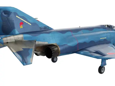 F4 Phantom II Fighter Jet 3D model
