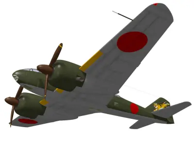 Ki46 Type III early Dinah 3D model